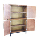 Mobile Braxton 100x40x160 h cm in Legno Marrone