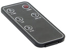 Camino Elettrico da Parete Effetto Fiamma 2000W CheminArte Acciaio Inox