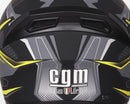 Casco Integrale per Scooter Visiera Lunga CGM Mach 2 316G Giallo Fluo Opaco Varie Misure