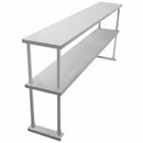 Ripiano per Tavolo da Cucina Ristorante Pizzeria 180x75x30 cm con Mensola in Acciaio