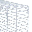 Gabbia per Roditori in Acciaio 100x43x53 cm con Rotelle  Blu e Bianco