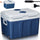 Frigorifero Elettrico Portatile 40L Caldo e Freddo Spina 230V e 12V Portatile con Ruote e Maniglia Blu