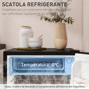 Frigorifero Piccolo 91L MonoPorta Reversibile con Congelatore e Temperatura Regolabile Nero      