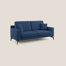 Divano 2 Posti 146x95x91 cm in Tessuto Blu