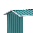 Legnaia 240x 86x160 cm in Acciaio Verde
