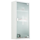 Armadietto Medicinali in Acciaio 3 Ripiani e 2 Chiavi 27x57x12 cm  Health