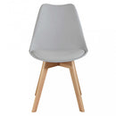 Sedia Marsiglia 48x43x82 h cm in Plastica Grigio