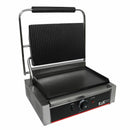 Piastra per Panini 36x23 cm Rigata e Liscia in Ghisa e Acciaio Inossidabile