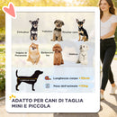 Passeggino per Cani 77x44x102 cm Pieghevole con Portabicchieri e Cestino Blu      