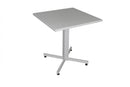 Tavolo Vega 70x70x73 h cm in Acciaio Bianco