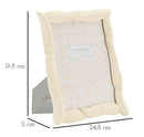 Cornice Snake 19,8x2x24,8 cm in Resina e Vetro Crema      