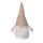 Gnomo tessuto bianco oro cm 19x17xh45