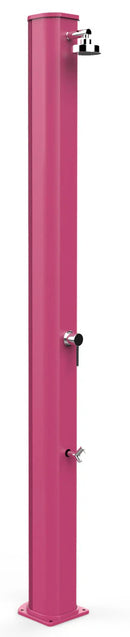 Doccia Solare da Giardino 40L Miscelatore e Lavapiedi Arkema Big Jolly Fuxia
