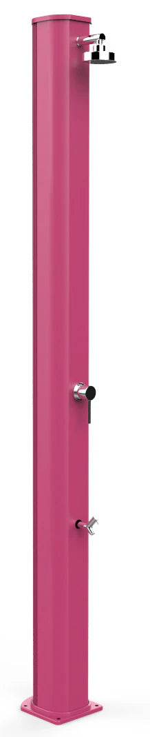 sconto Doccia Solare da Giardino 40L Miscelatore e Lavapiedi Arkema Big Jolly Fuxia