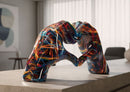 Scultura Lover Psyco 25x7,5x13,5 cm in Resina Multicolor      