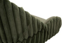 Sedia Stoccolma A Verde Set 2 Pz 58x53x85 cm in Compensato e Spugna e Ferro e Poliestere Verde      