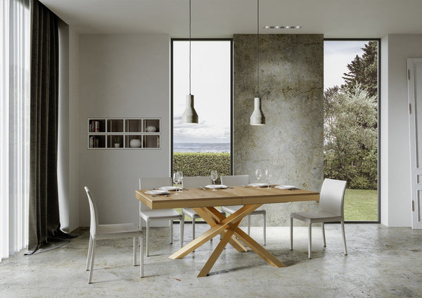 Tavolo Allungabile 160-264x90x80 cm Volantis Evolution Quercia Naturale sconto