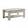 Tavolino Salotto Myrto 110x60x44 h cm in Truciolare bilaminato Grigio Effetto Cemento