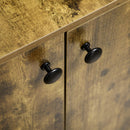 Mobile Porta Lettiera per Gatti 91x52x49,5 cm con Tiragraffi Marrone