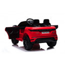 Macchina Elettrica per Bambini Licenza Land Rover Evoque 12V con Telecomando Rosso