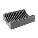 Organizer per Piatti 13 Posti 35x27 cm in Plastica Emuca Grigio