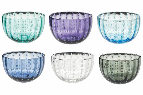 acquista Set 6 Coppette in Pasta di Vetro Ø11 cm Villa d'Este Home Tivoli Kalahari