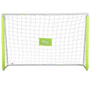 Porta da Calcio Portatile con Rete 186x62x123 cm  Bianca