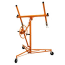 Carrello Alzalastre Alzapannelli 122x142x170-487A cm per Cartongesso Pannelli 120-490 cm Arancione 