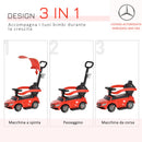 Auto Macchina Cavalcabile per Bambini con Maniglione con Licenza Mercedes AMG Rossa