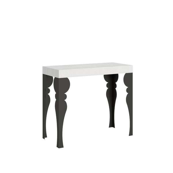 Consolle Allungabile 90-196x40x77 cm in Nobilitato Bianco acquista