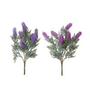 Set 6 Bouquet Artificiali Erica di Monte per 5 H 37 cm 