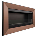 Camino a Bioetanolo da Parete 88x51 cm Flig Las Vegas Bronzo