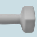 Set 2 Manubri Esagonali da 2x6 kg con Impugnatura Antiscivolo in Metallo e Plastica Grigio      