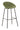 Sgabello Bar Ibiza Verde Set 2 Pz 50x50x98 cm in Polipropilene e Metallo Verde e Nero