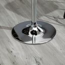 Tavolino Quadrato Altezza Regolabile 60x60x82-103 cm  Nero