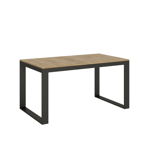 sconto Tavolo Allungabile 160-420x90x77 cm Tecno Evolution Quercia Naturale