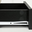 Set di 2 Comodini Sospesi Moderni con Cassetto e Mensola Superiore 35x32x22,5 cm  Rovere e Nero