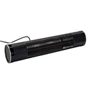 Stufa Elettrica ad Infrarossi da Esterno 71x13,5x17 cm 2000W in Alluminio Nero