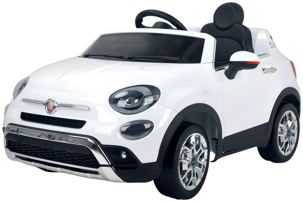 Macchina Elettrica per Bambini 12V con Licenza Fiat 500X Bianca prezzo