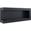 Camino a Bioetanolo da Incasso 120x48 cm Flig Tampa Nero Angolo a Sinistra