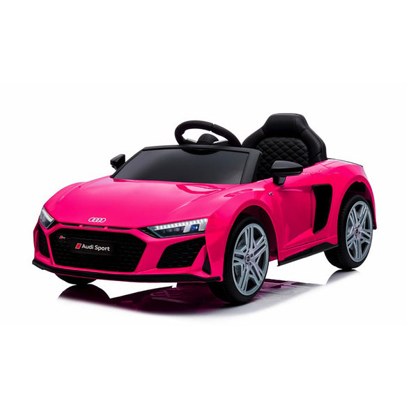 sconto Macchina Elettrica per Bambini 12V Licenza Ufficiale Audi R8 New Spyder con Telecomando e Sedile in pelle Rosa