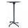 Tavolo Alto Vega Ø60x102 h cm in Acciaio Grigio scuro
