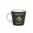 Set 6 Tazzine da Caffè Ø5,5x5,5 cm in New Bone China VdE Tivoli 1996 Bee Positive