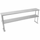 Ripiano per Tavolo da Cucina Ristorante Pizzeria 180x75x30 cm con Mensola in Acciaio