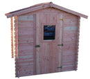 Casetta Box da Giardino 2x2 m Senza Pavimento in Legno Douglas 20mm Dalia