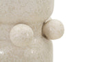 Vaso Ceramica Bubbles Ø16x28 cm in Ceramica Crema      