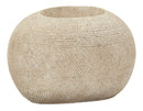 Porta Vaso da Esterno Stone 54,5x42,5x30 cm in Resina Grigio      