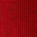 Copri base albero tessuto rosso e argento tondo cm Ø56xh25