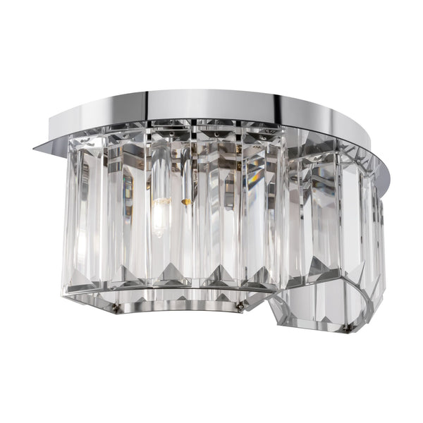 Lampada da parete Modern in Acciaio inossidabile Colline Cromo acquista