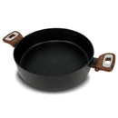 Tegame Ø 28 cm Antiaderente Induzione Silex Elegance Wood Nero